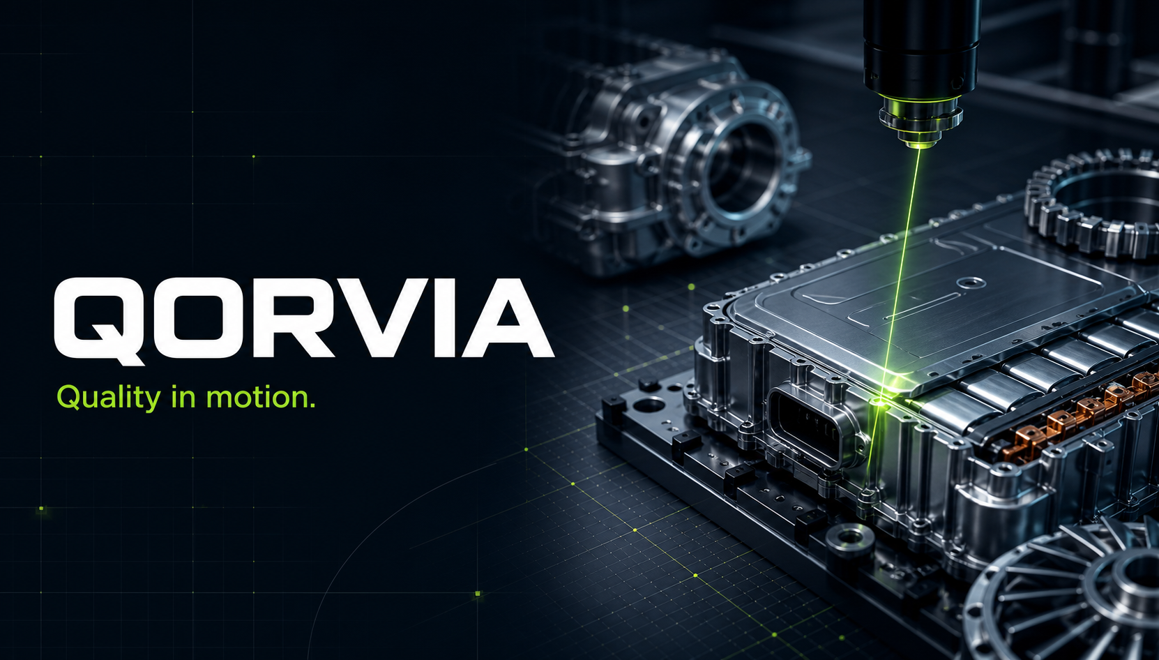 QORVIA — přesná kontrola komponentu pro elektromobilitu