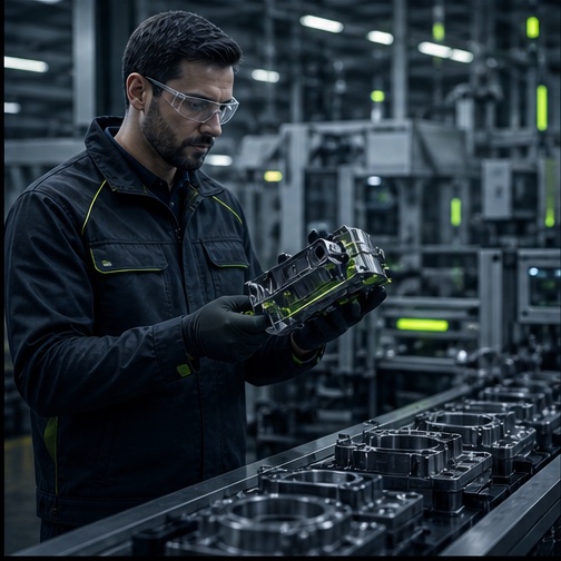 Resident engineer QORVIA ve výrobním závodě